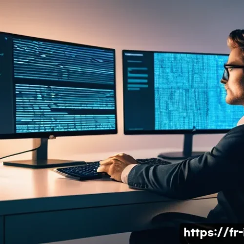 국제 데이터 보호와 개인정보법 GDPR - **Prompt 1: Empowered Digital Privacy Management**
    "A confident young adult, appearing to be in ...