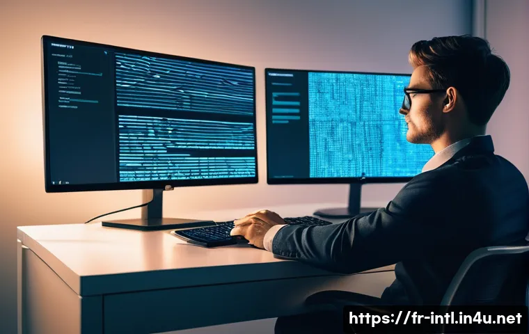 국제 데이터 보호와 개인정보법 GDPR - **Prompt 1: Empowered Digital Privacy Management**
"A confident young adult, appearing to be in ...